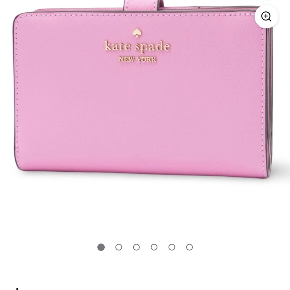 Kate Spade Madison Medium Bifold Wallet - surf pink- NEW WITH TAGS- one day sale
